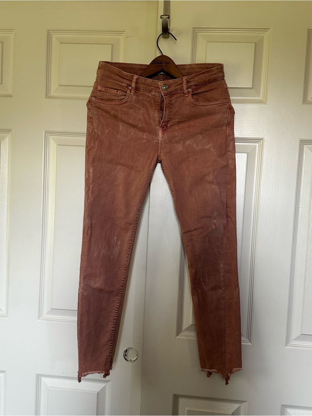 Zara Women’s Rust-Toned Skinny Jeans